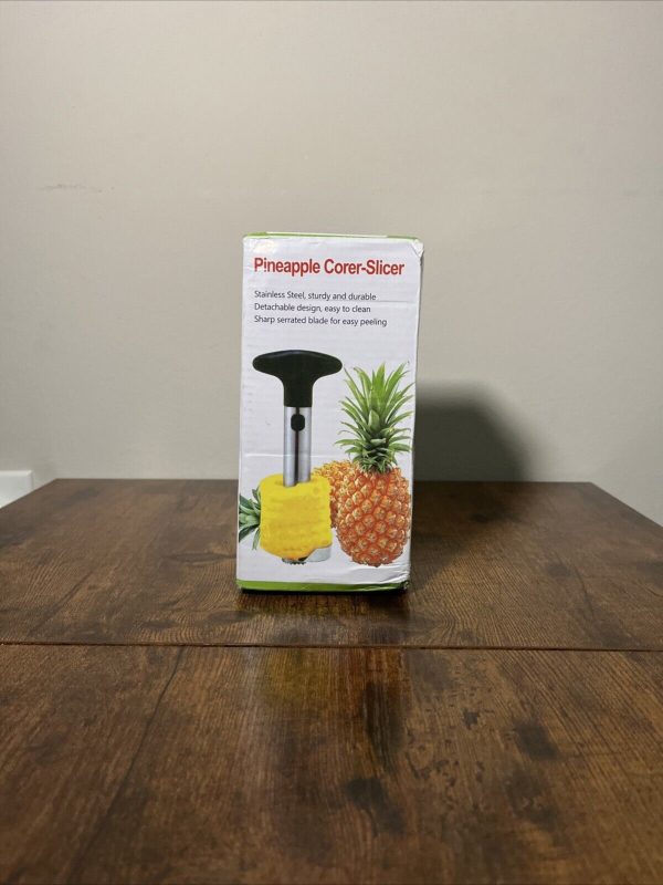 Stainless Steel Pineapple Corer Slicer Peeler for Diced Fruit Rings All in One