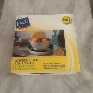 EKCO Kitchen Scale – Weighs Up To 5 Pounds – New in Box – FREE SHIPPING