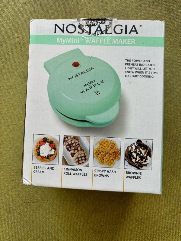 nostalgia my mini waffle maker