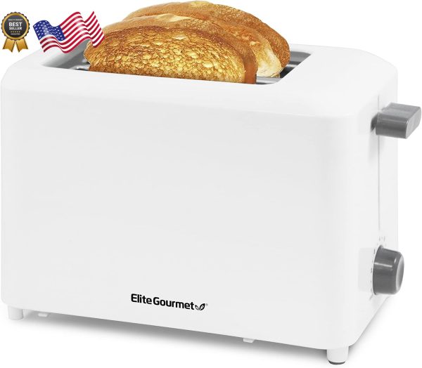 Elite Gourmet ECT-1027 Cool Touch Toaster 7 Toast Settings Cancel Functions Slid