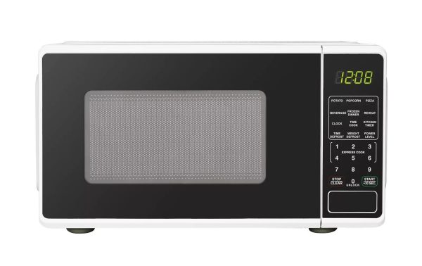 Countertop Microwave Oven Kitchen Office 700 Watt LED Display 0.7 Cu Ft Capacity