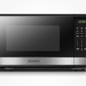 BLACK+DECKER EM031MB11 Digital Microwave Oven with Turntable