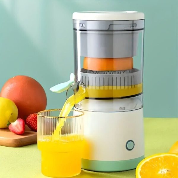 Electric Citrus Juicer Rechargeable Hands-Free Masticating Orange Lemon Squeezer