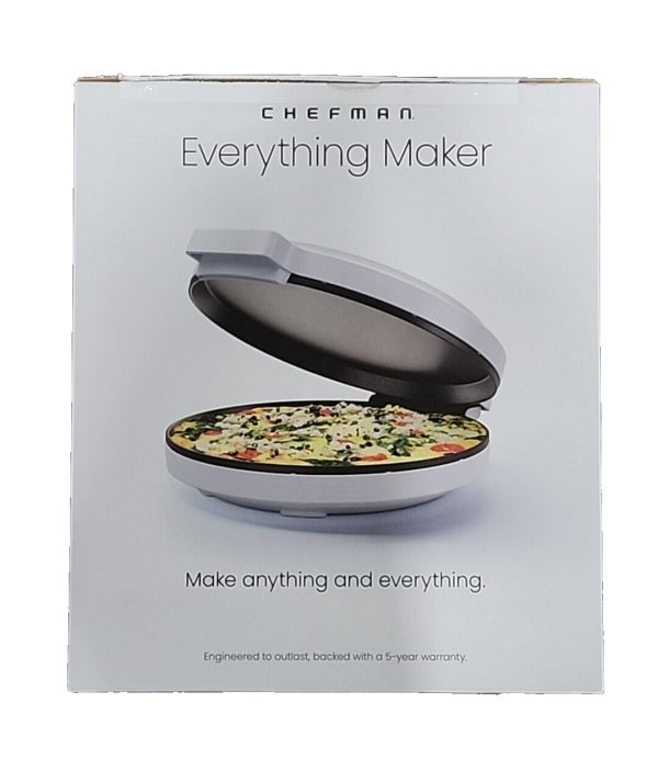 Chefman Everything Maker 12″ Countertop Electric Pizza Oven Melts Non Stick