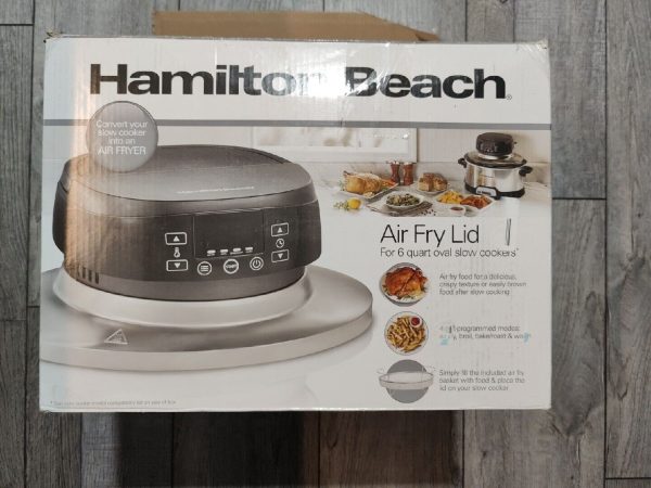 Hamilton Beach Air Fryer Lid For 6 Quart Slow Cookers