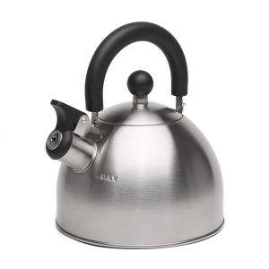 Stewart Whistling Stovetop Tea Kettle Food Grade Stainless Steel, Hot Water F…