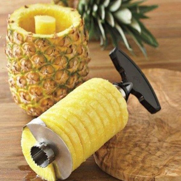 Pineapple Peeler Stainless Steel  Pulp Separator  Corer  Core Puller Fruit Tools