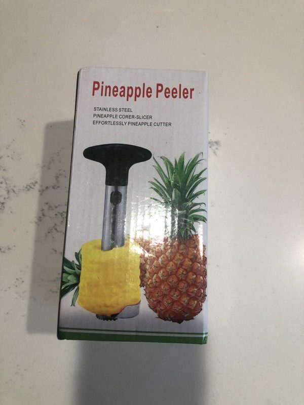 New Easy Kitchen Tool – Pineapple Corer Slicer Cutter Peeler – Stainless Steel