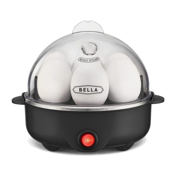 BELLA RAPID ELECTRIC EGG COOKER AND POACHER WITH AUTO SHUT OFF – BLACK