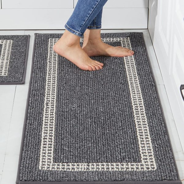 Kitchen Rugs Non-Slip 20X30/20X48 Inch Thick Polypropylene Standing Mat for Home