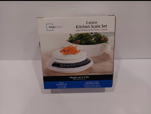 2-piece Kitchen Scale Set 5 lb. Mainstays New