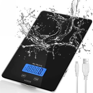 Food Scale, 33lb/15Kg Digital Kitchen Scale for Food Ounces Grams Cooking Baking