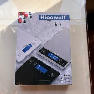 Nicewell Food Scale 22lb Digital Kitchen Scale Silver New In Box