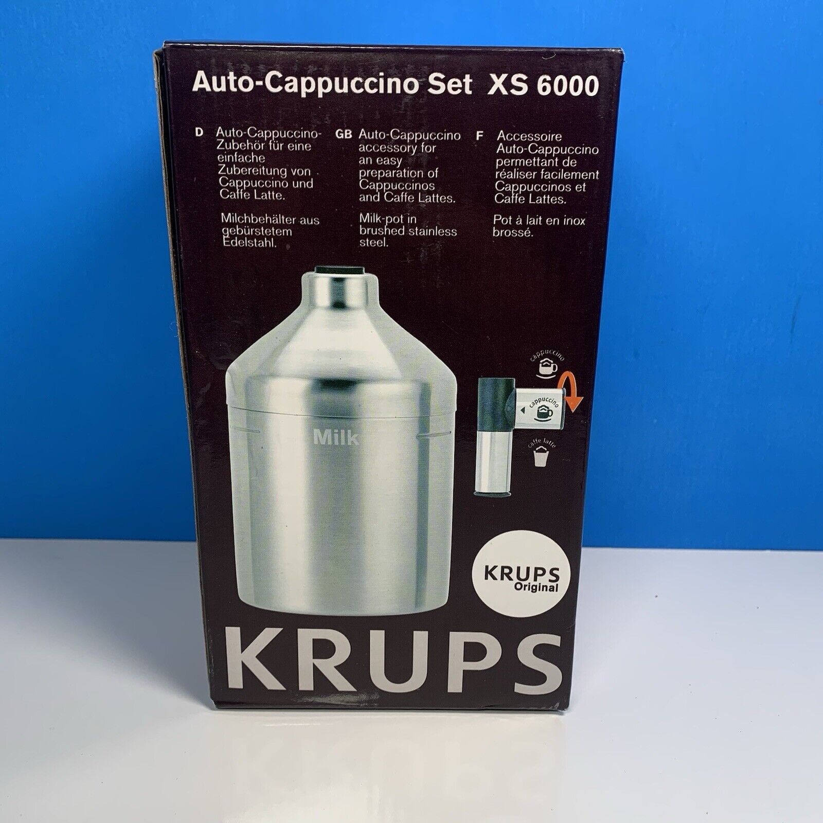 Krups Auto-Cappuccino Set XS 6000 Coffee Machine Milk Frothing Attachment NEW