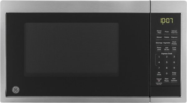 GE Smart Countertop Microwave Oven | Complete with Scan-To-Cook Technology