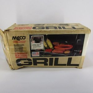 Vintage Meco Compact Tabletop Electric Grill Model 9210