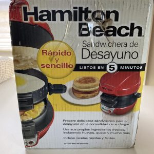 Hamilton Beach 25478 Breakfast Sandwich Maker – Red