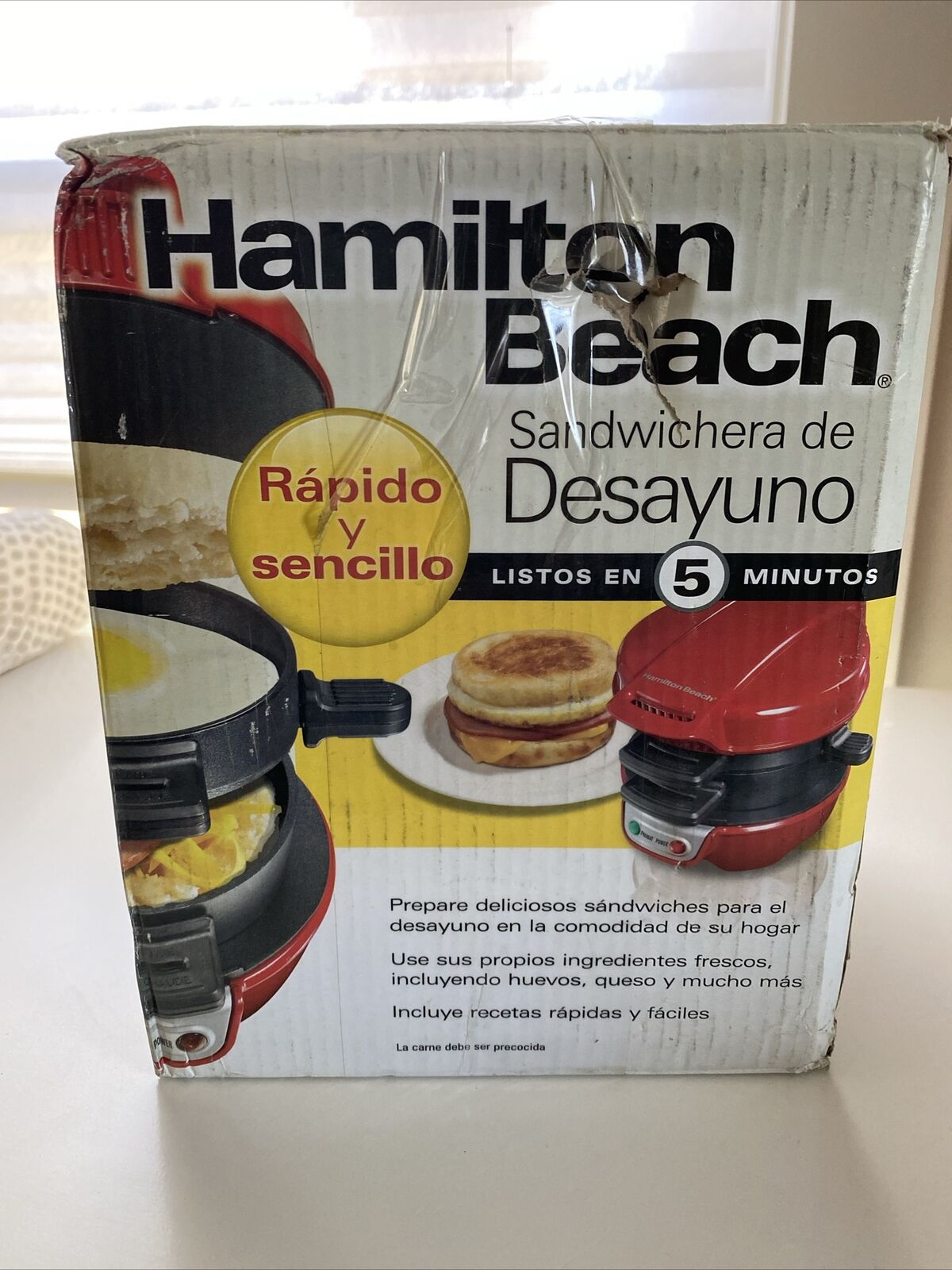 Hamilton Beach 25478 Breakfast Sandwich Maker – Red