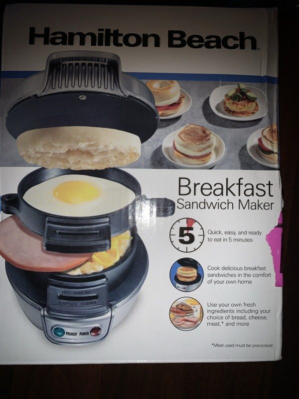 Hamilton Beach 25478R Breakfast Sandwich Maker