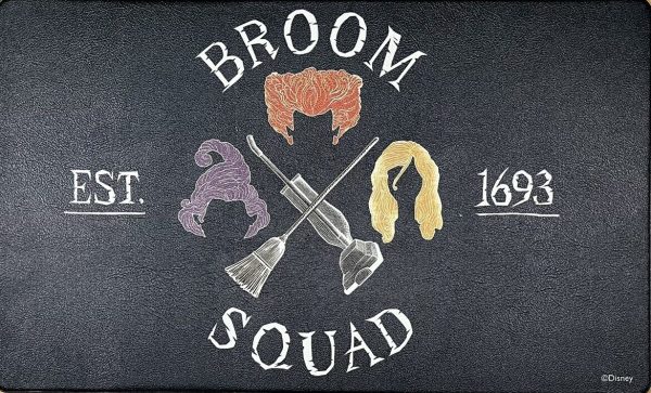 Disney Hocus Pocus Halloween Anti-Fatigue Kitchen Mat Rug 18”x30” Broom Squad