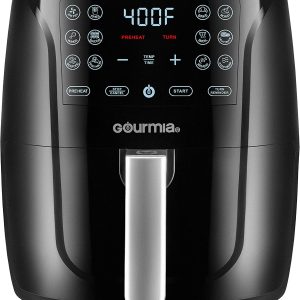 Air Fryer Oven Digital Display 6 Quart Large Airfryer Cooker 12 1-Touch Cooking