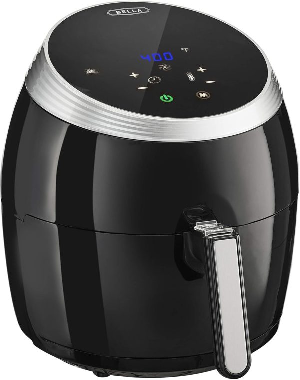 (14679) 5.3 Quart Air Convection Fryer, Black