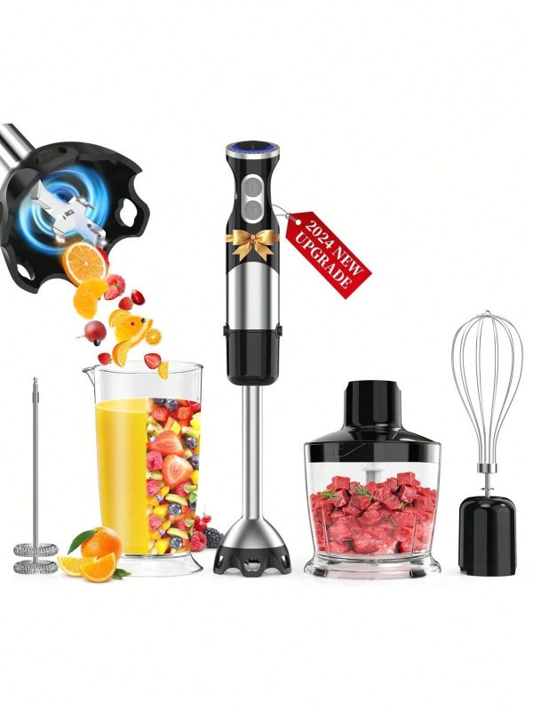 Immersion Blender 5 In 1 Handheld Blender – 1100W Scratch Resistant Blender Stic