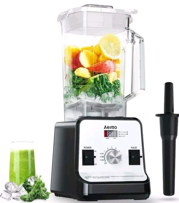 Aeitto Professional Blender 8168MTB 1500W NEW OPEN DAMAGED BOX.   F4