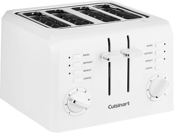 Cuisinart 4 Slice Compact Plastic Toaster CPT-142P1