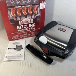 Johnsonville Sizzling Sausage Grill Indoor Electric Grill BTG-0498 Brand New!