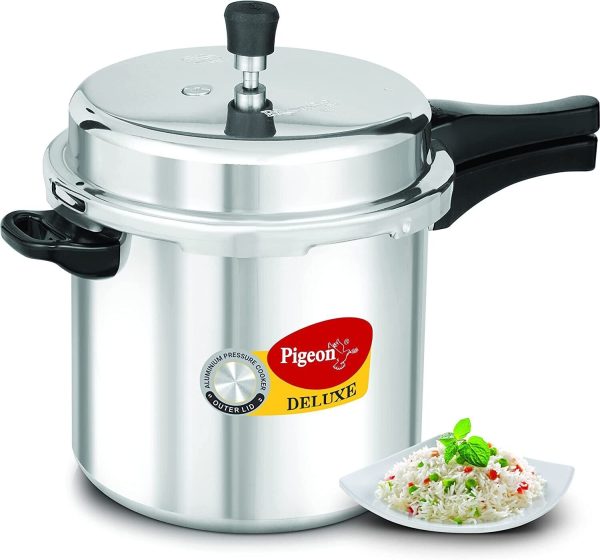 Pigeon Pressure Cooker – 12 Quart – Deluxe Aluminum Outer Lid