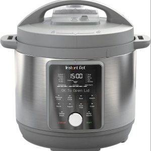 6QT Duo Plus Multi-Use Pressure Cooker with Whisper-Quiet Steam Release