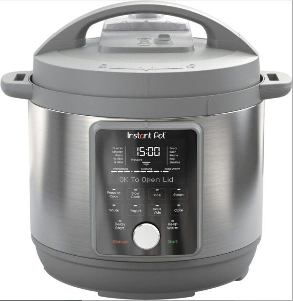 6QT Duo Plus Multi-Use Pressure Cooker with Whisper-Quiet Steam Release