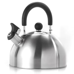 3 Liter Stainless Steel Whistling Tea Kettle, Ergonomic Handle, Anti-Heat Han…