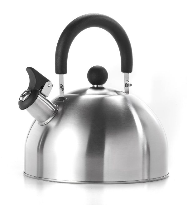 3 Liter Stainless Steel Whistling Tea Kettle, Ergonomic Handle, Anti-Heat Han…