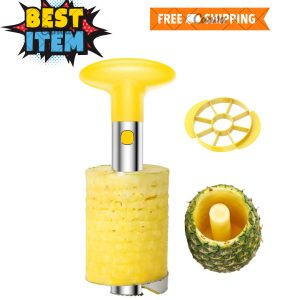 Easy Kitchen Tool Stainless Steel Fruit Pineapple Peeler Corer Slicer Cutter