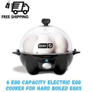 DASH Rapid Egg Cooker: Scrambled Eggs, or Omelets with Auto Shut Off Feature