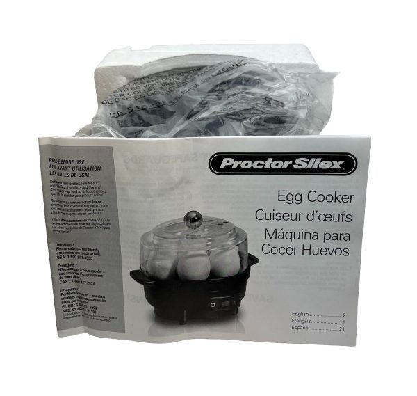 Proctor Silex Egg Cooker , Model# 25501A Electric New In Box