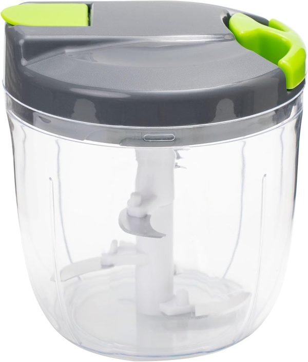 Manual Food Processors & Chopper with Cover and Handle, Manual Onion Chopper Sli