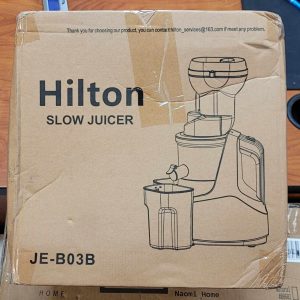 Hilton JE-B03B Slow Juicer NEW!