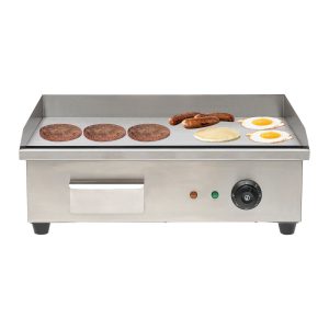 3000W 22″ Commercial Electric Countertop Griddle Flat Top Grill Hot Plate BBQ