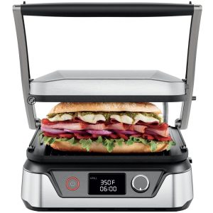 5-in-1 Digital Panini Press Grill Sandwich Maker and Griddle Grill Combo with…