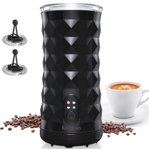 KIGOZOLO Milk Frother Steamer 4 in 1 Electric Coffee Frother