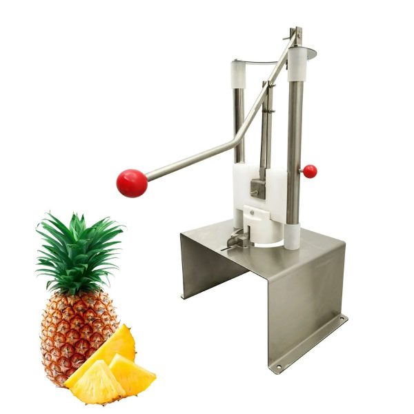 85cm Manual Pineapple Peeler Core Remover Countertop Fruit Peeling Machine