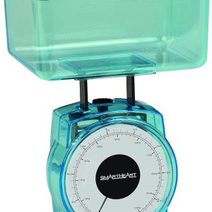 SmartHeart Mechanical Kitchen Scale | Precise Measurements with Blue