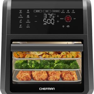 12 Quart Multifunctional Digital Air Fryer with Rotisserie and Dehydrator