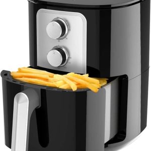 WETIE Air Fryer, 4QT 1400W Airfryer, 5-in-I, 176°F to 400ºF, Overheat Protection