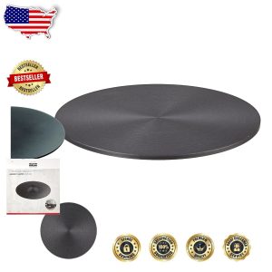 Non-Stick Flame Protector – 9.5-Inch Round Aluminum Heat Efficiency Disk