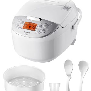 Japanese Rice Cooker with Fuzzy Logic Technology, 7 Cooking Functions