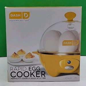 DASH Rapid Egg Cooker: 6 Egg Capacity Hard Boiled, Poached, Omelets